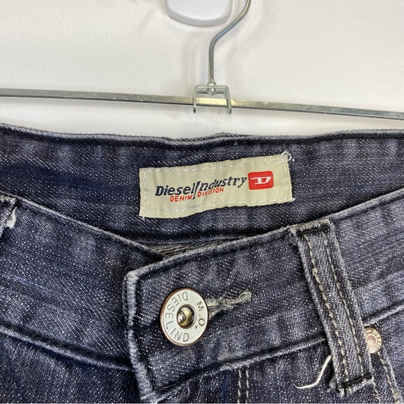 Y2K Diesel Industry Wide Leg Size 31 Denim Jeans - Picture 3 of 7